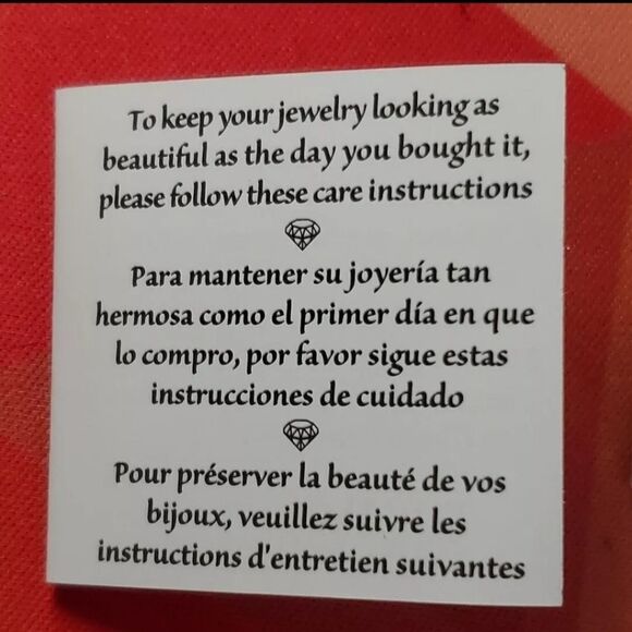 Avon Classic Silvertone Birthstone Heart Necklace w/Rhinestones NOVEMBER NEW! - Picture 10 of 12